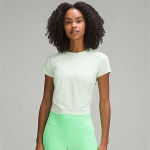 Lululemon All It Takes Ribbed Nulu T-Shirt Green 6